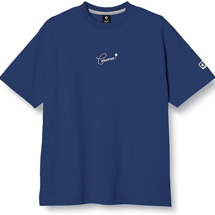 【当日発送】 CONVERSE コンバース CA211383-2600 クルーネックTシャツDブルー 半袖Tシャツ