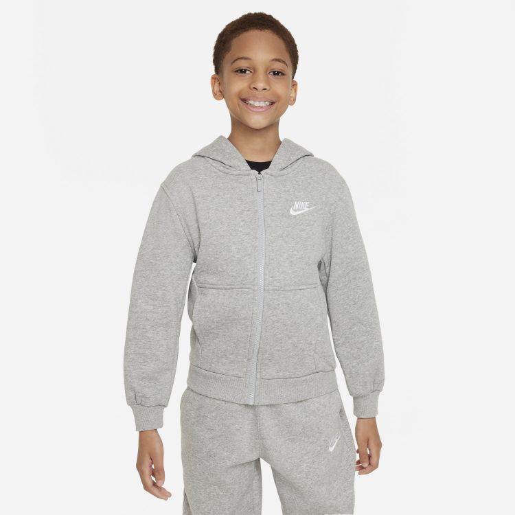 NIKE ナイキ FD3017-063 YTH NSW クラブ FT フルジップ L/S フーディ LBR キッズ パーカー