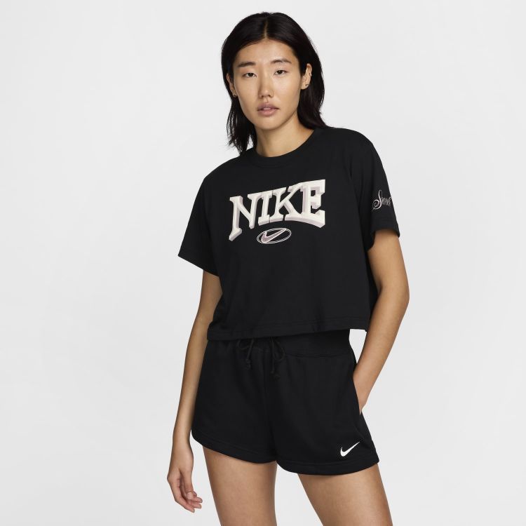 NIKE ナイキ FZ2856-010 ウィメンズ NSW OC VARZITY S/S Tシャツ レディース Tシャツ