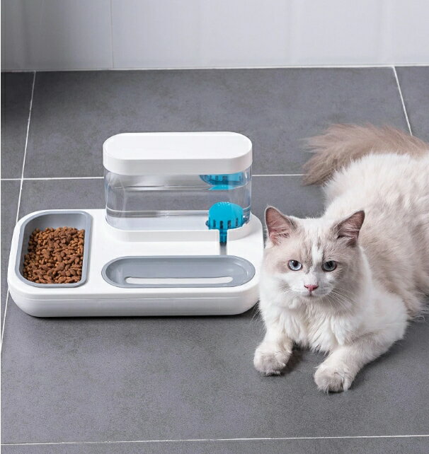 ペット用食器 自動給水器 猫 自動 給餌器 給水器犬 猫 皿 ディッシュ ボウル ホワイト ドッグ キャット いぬ ねこ