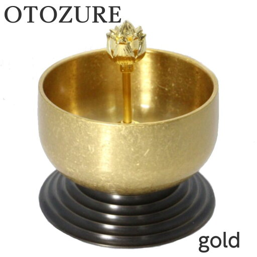 おとずれりん 2寸 金 りん棒付き りんセット おとずれりん 2寸 金 りん棒付き りんセット