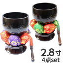 【50円OFFクーポン配布お買い物マラソン】大徳寺りん 4点セット 2.8寸 直径10cm