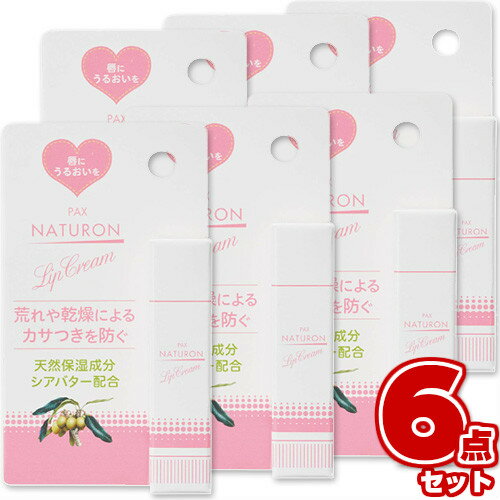 パックスナチュロン リップクリーム 4g【×6個セット】太陽油脂 PAX NATURON