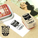 ラバースタンプ 100プルーフプレス 100 Proof Press #4639 スープ缶 Soup Can はんこ アンティーク ヴィンテージ レトロ フード 食べ物 キャンベル Campbell's Soup Can