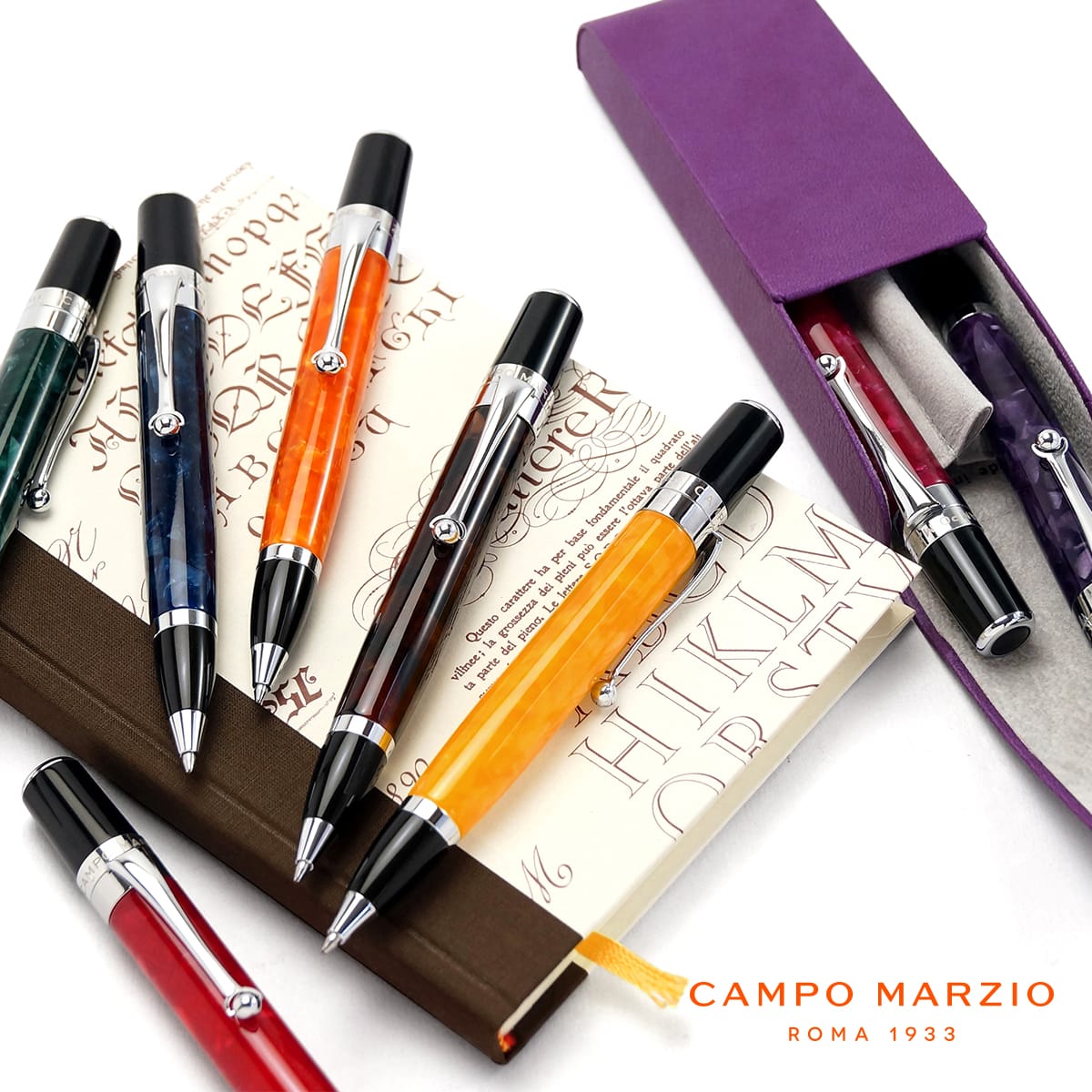 カンポマルツィオ ボールペン ボールペン 油性 CAMPO MARZIO SIENA SIE-BP セルロイド 高級 ブランド メンズ レディース ギフト プレゼント 直輸入 インポートイタリア ブランド 箱付き カンポマルツィオ ギフト プレゼント 誕生日