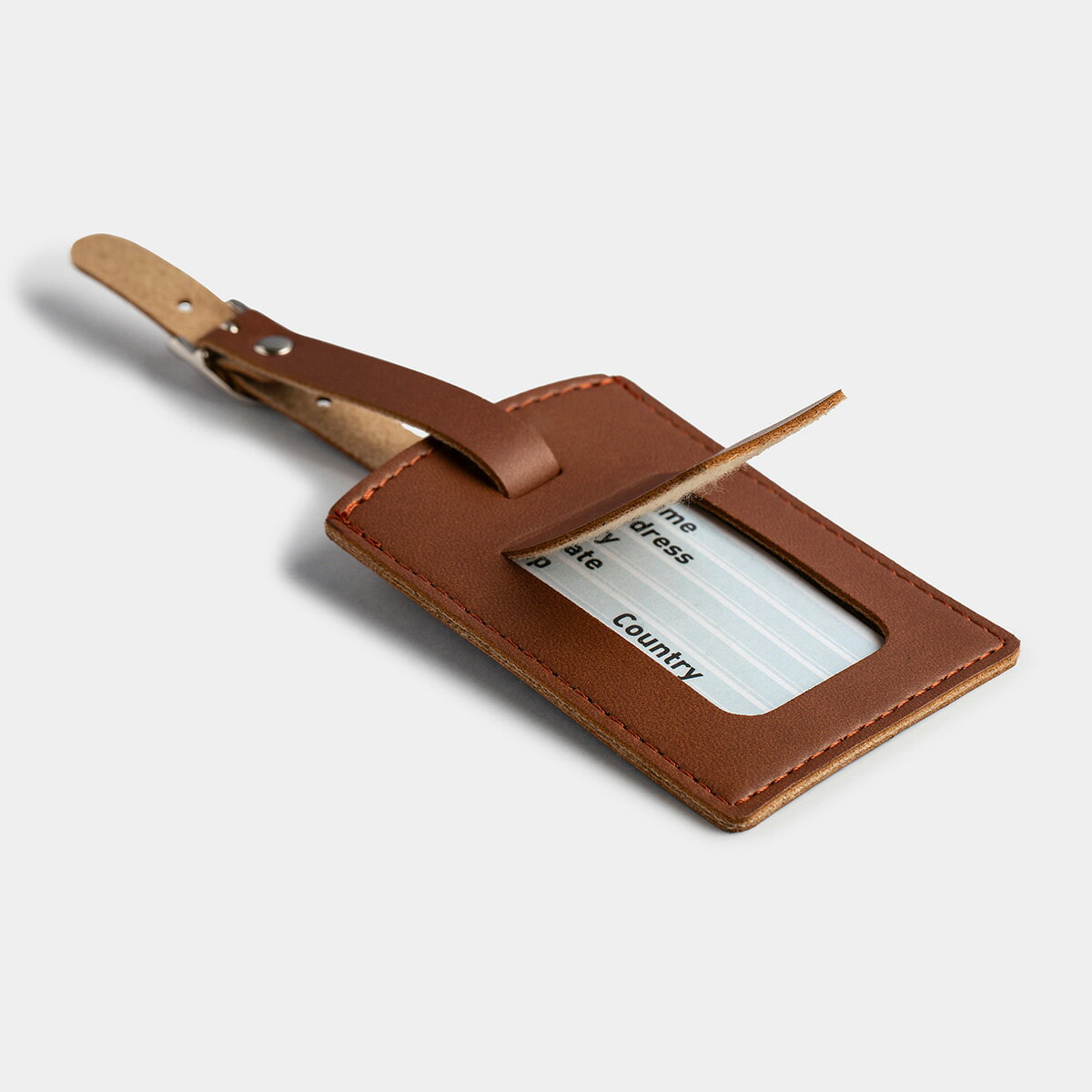 DALLAITI トラベルネームタグ Lily イタリア製 PT02ASG Eco Craft アップルレザー トラベル キャリータグ ネームタグ ネームホルダー プレゼント ギフト 女性 男性 おしゃれ 2