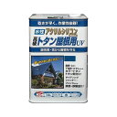 ペンキ 水性 塗料 ニッペ 速乾 塩害・酸性雨 高耐久 水性塗料 | 水性トタン屋根用UV 14L 2色