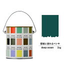 【スーパーセール対応 50%OFF】 ペンキ 水性塗料 DIY ROOMBLOOM Matte deepocean 1kg 青 ブルー 日本ペイント |塗装 塗...