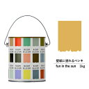 【スーパーセール対応 50%OFF】 ペンキ 水性塗料 DIY ROOMBLOOM Matte funinthesun 1kg 黄 イエロー 日本ペイント |塗...