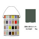 【スーパーセール対応 50%OFF】 ペンキ 水性塗料 DIY ROOMBLOOM Matte myknight 4kg 灰 グレー 日本ペイント | 水性ペン...