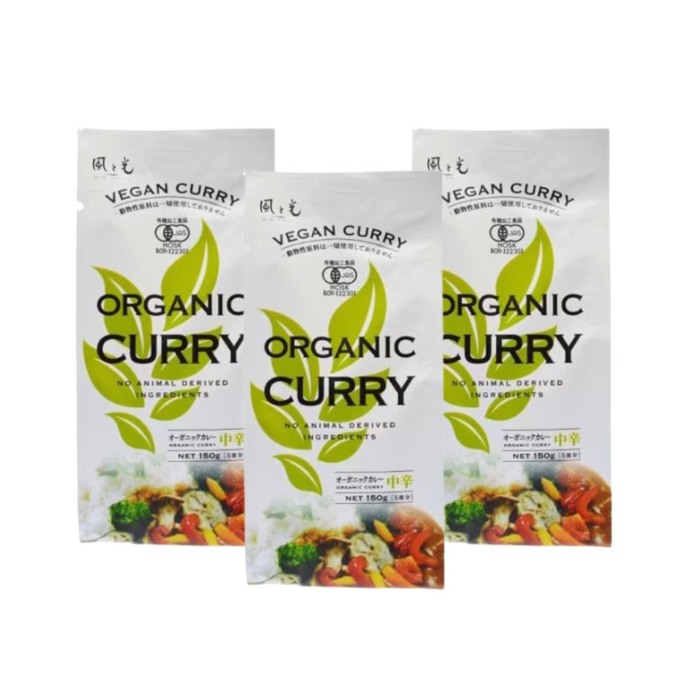 オーガニック ヴィーガンカレールゥ 粉末 中辛 150g 砂