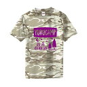 ゆるキャン△ 迷彩Tシャツ ベージュカモフラージュ Sサイズ