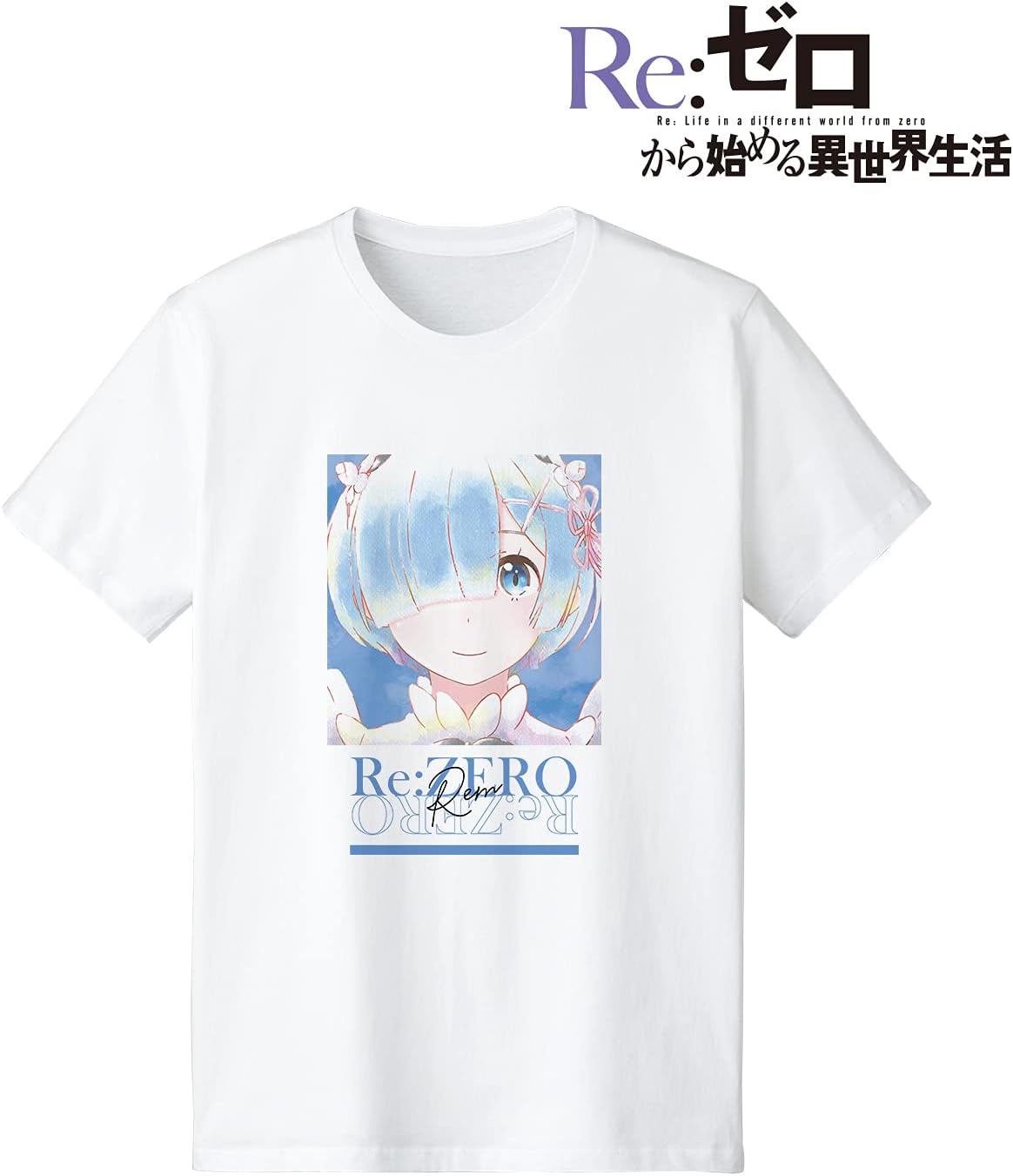Re:ゼロから始める異世界生活 レム Ani Art aqua label Tシャツ レディース XLサイズ