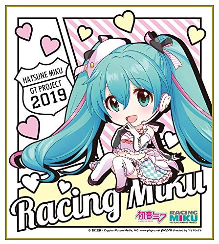 初音ミク GTプロジェクト レーシングミク 2019Ver. ねんどろいどぷらす ミニ色紙 4