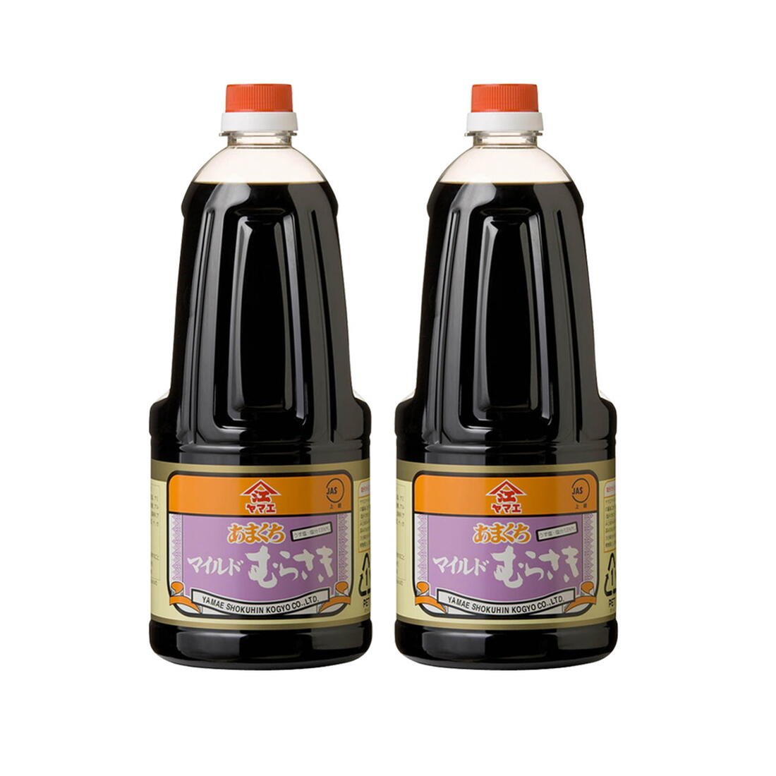 [ヤマエ食品] 醤油 マイルド紫 しょうゆ 1500ml×2本セット /宮崎 醤油 甘い しょうゆ たれ 万能 味噌 みそ 麦