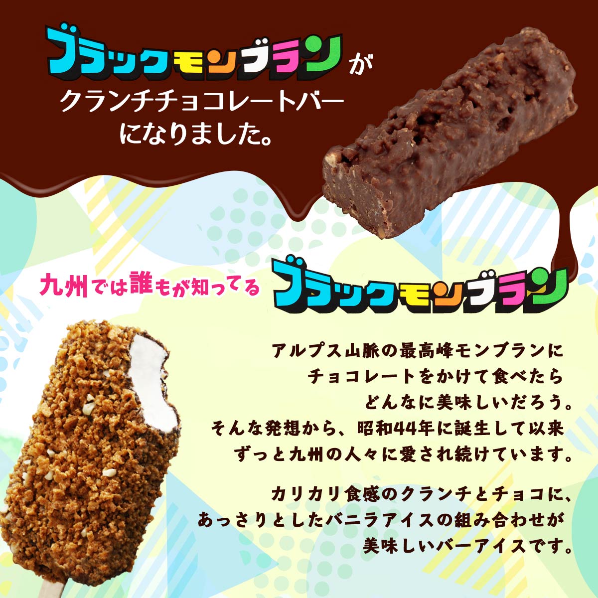 送料無料 ブラックモンブラン チョコレートバー 10本 九州限定 お土産 おやつ お取り寄せ バレンタインデー [竹下製菓]