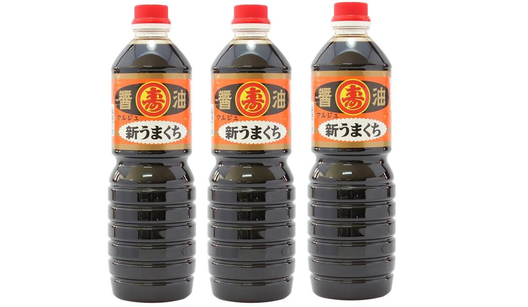 [山内本店] 醤油 マルジュ 新うまくち 1000ml×3本セット /九州 熊本県 菊池 菊陽 老舗 醸造元 醤油 しょう油 1