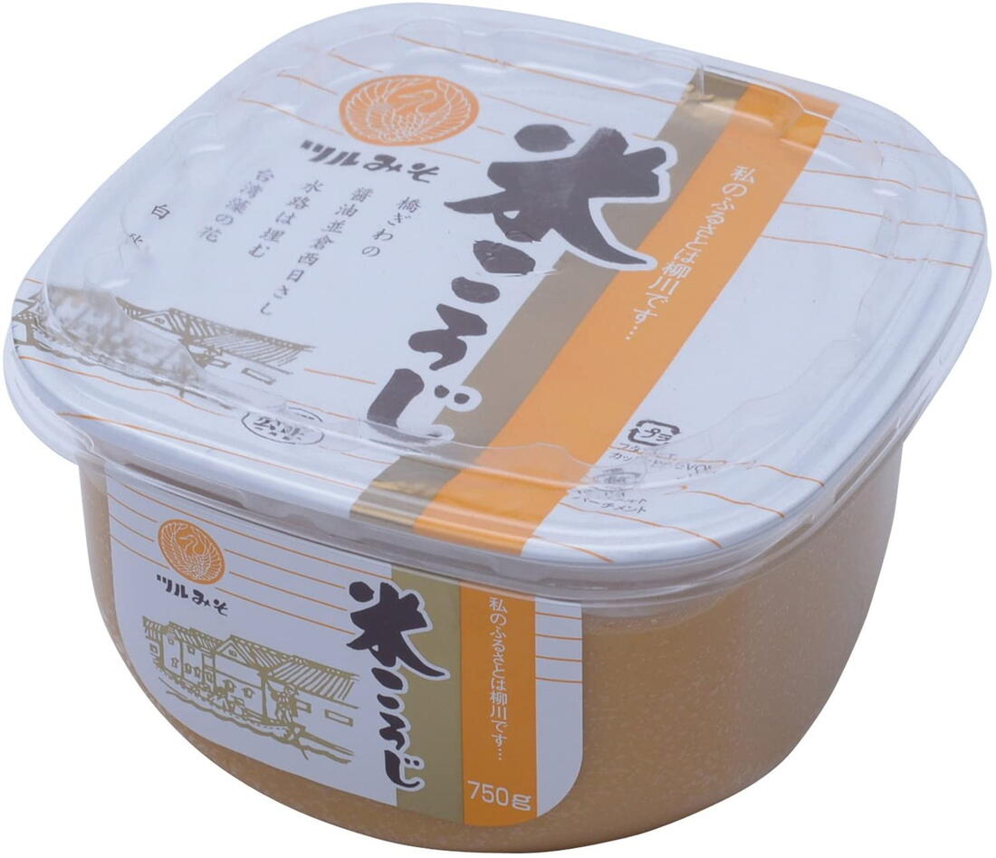 [鶴味噌醸造] ツルみそ 白秋 米こうじみそ 750g /国産 福岡県 九州 味噌 甘み 香り 酢みそ 調味料 贈り物