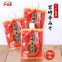 調味料 味噌 宮崎辛みそ 180g×3個セット /辛みそ ちょいたし 味変 つけだれ 旨辛みそ 宮崎 焼肉 餃子 ラーメン 鍋 万能 ヤマエ食品工業 送料無料