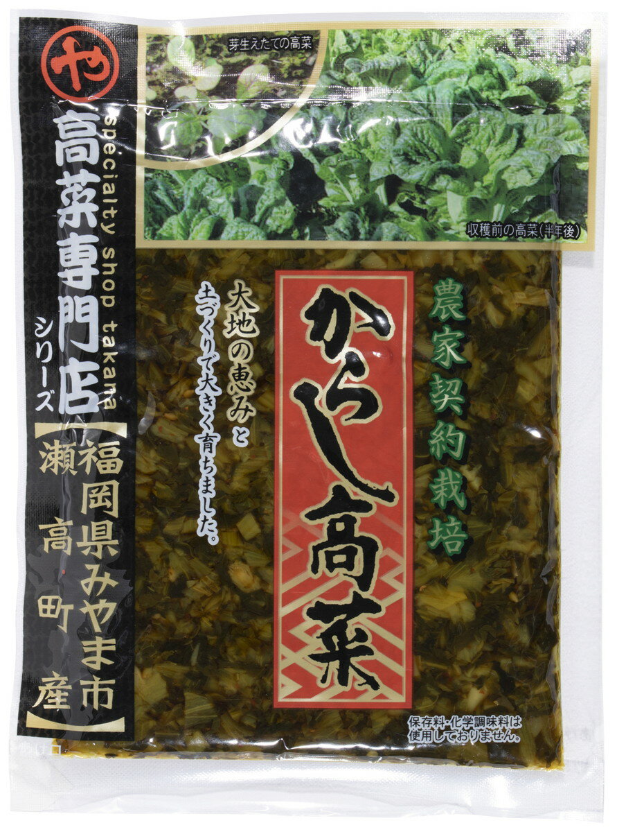 送料無料 [河野食品] ケース販売 からし高菜 150g 20袋 高菜 漬物 ご飯のお供 からし高菜 福岡県 みやま市 瀬高町