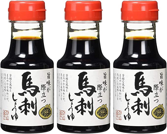 【スーパーセール価格】[橋本醤油] 醤油 馬刺しょうゆ 150mL×3本 醤油 馬刺し 調味料 国産 熊本 家庭用 ステーキ 照り焼き