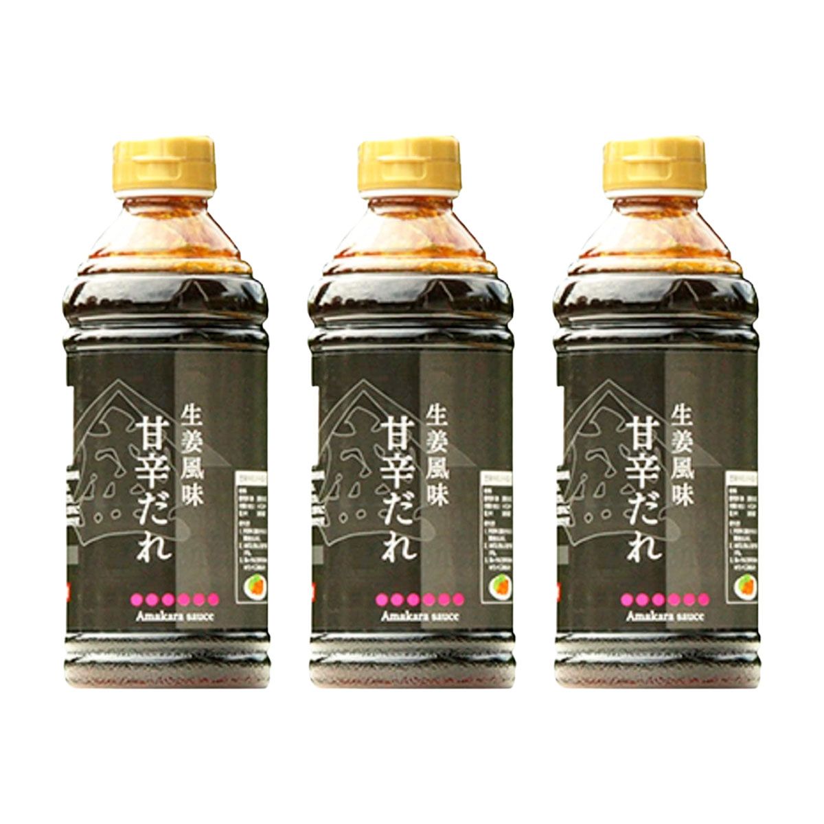 [橋本醤油] たれ 甘辛だれ 500ml×3本 /たれ タレ 調味料 しょうが タレから 唐揚げ ソース