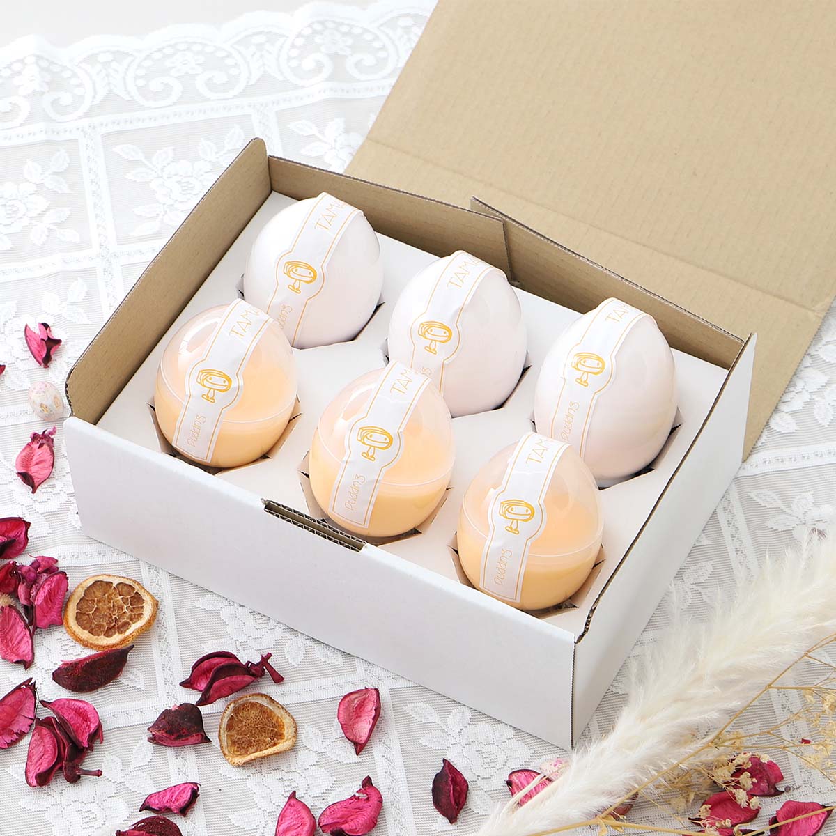 スイーツ [のだ初] うぶこっこ家のプリンセット 6個入り /スイーツ ギフト 贈り物 プリン デザート 手土産 贈り物 洋菓子 ぷりん お菓子(4)