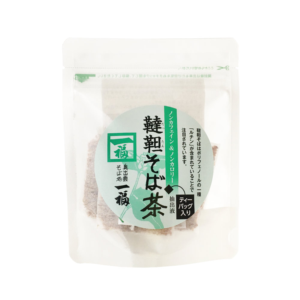 奥出雲そば処 一福 蕎麦 [奥出雲そば処一福] ソバ茶 韃靼そば茶ティーパック 30g(3g×10袋) /お茶 ティーパック 韃靼蕎麦 だったん 蕎麦茶 ソバ茶 ルチン そばちゃ 香ばしい お手軽 便利 濃い 奥出雲 そば処 お食事処 国内産