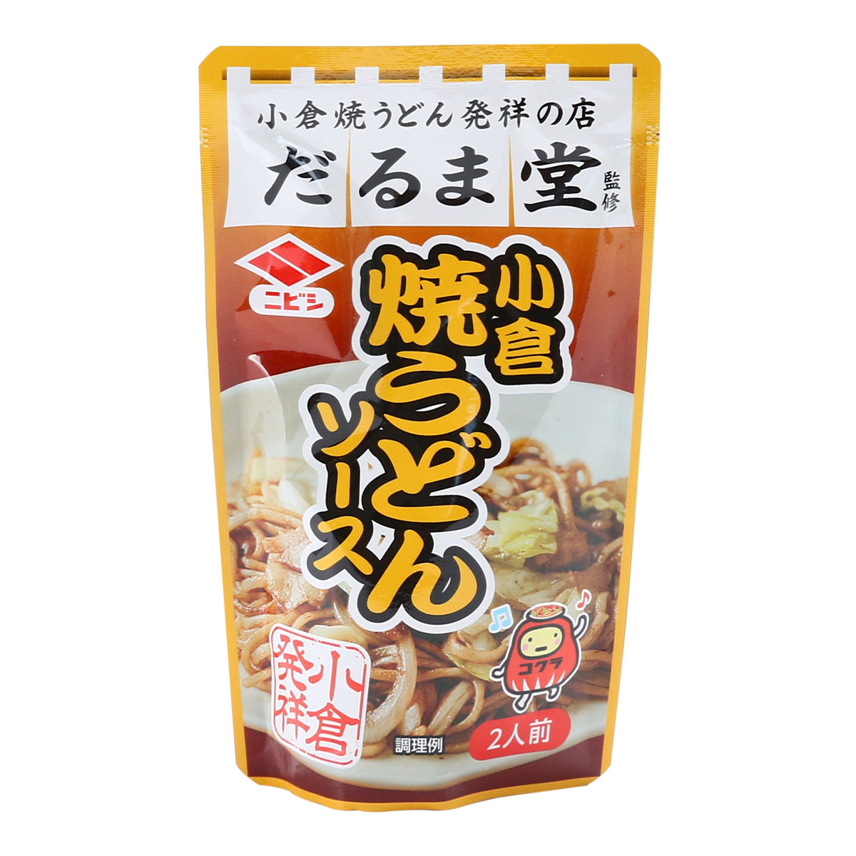 [ニビシ醤油] ソース だるま堂監修 小倉焼きうどんソース 80g /焼うどん専用ソース 小倉発祥 小倉焼うどん発祥の店 有名 だるま堂 枕崎産かつお節 スパイス 九州 福岡県