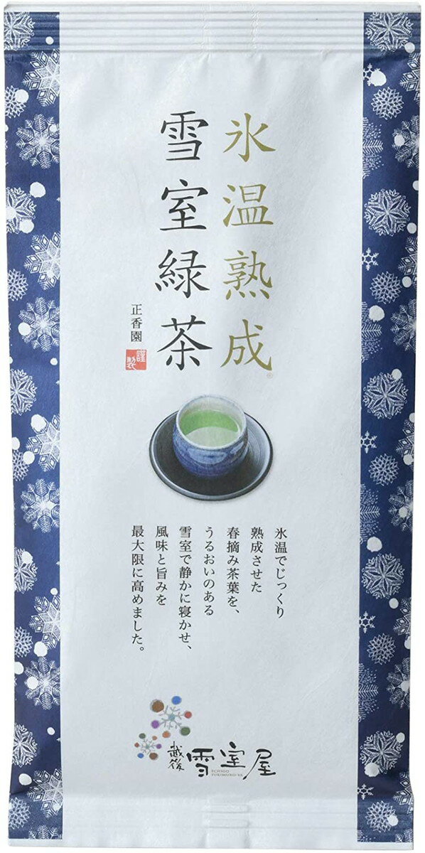 【商品特徴】新潟県上越地域は日本有数の豪雪地帯。 その気候と風土に育まれた銘茶をお届けします。 モンドセレクション銀賞受賞『越後棒茶』、(社)氷温協会認定『氷温熟成 雪室緑茶』など、他にはない逸品を揃えました。 新潟ならではのお茶を作りました。 雪国新潟には、雪を活用した冷蔵庫『雪室』があります。 厳選した茶葉を凍る直前で熟成することで旨味が増します。 添加物に頼らず、旨味成分のひとつのアミノ酸を増やすことができました。 商品説明県名 原材料 緑茶(国内産) サイズ 110×15×225(mm) 原産国 日本 内容量 80g アレルギー表示 なし 温度帯 常温 メーカー名 正香園(にいがた雪室ブランド事業協同組合)新潟県糸魚川市一の宮4-1-6