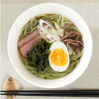 にじデパート楽天市場店 ラーメン イシマル 鹿児島 九州 お土産 イシマル食品 甑島 アオサらーめん 120g×1 画像2