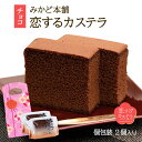 バレンタイン チョコ カステラ 個包装 [みかど本舗] 恋するカステラ2個入りチョコ 84g 箱入り 化粧箱入り てさげ プレゼント 喜ばれるギフト 人気 かすてら 友チョコ 職場