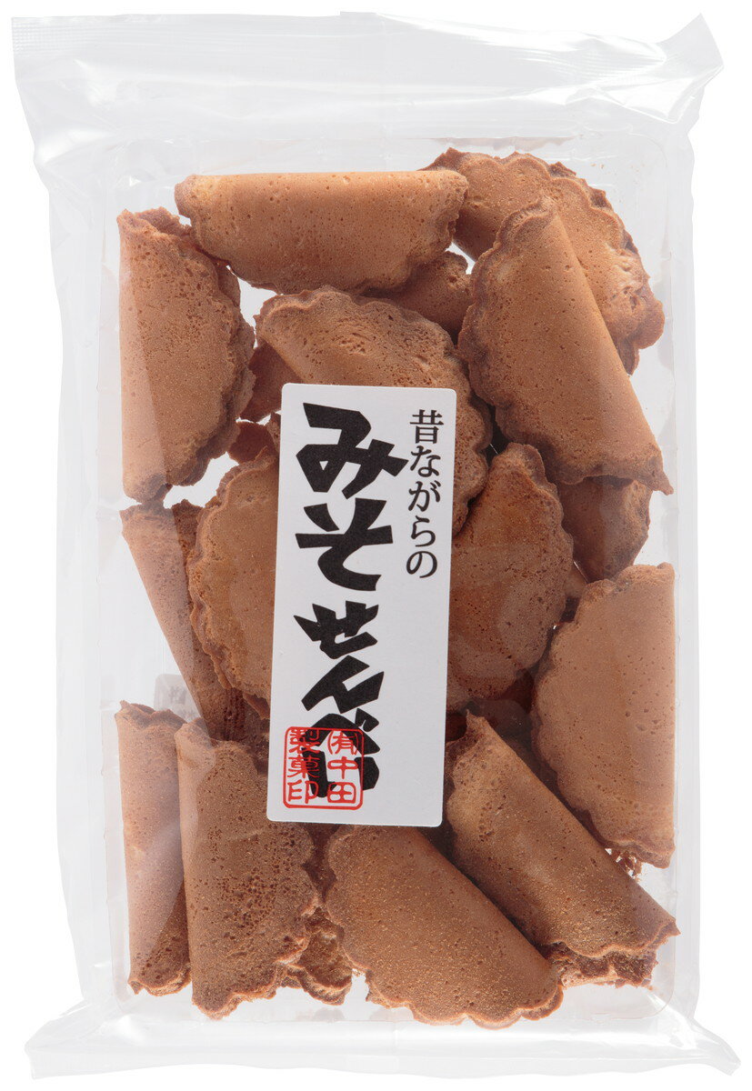 九州 宮崎 昔ながらの 懐かしい 菓子 煎餅 郷土銘菓 [健扇] 煎餅 昔ながらのみそせんべい 125g×3袋