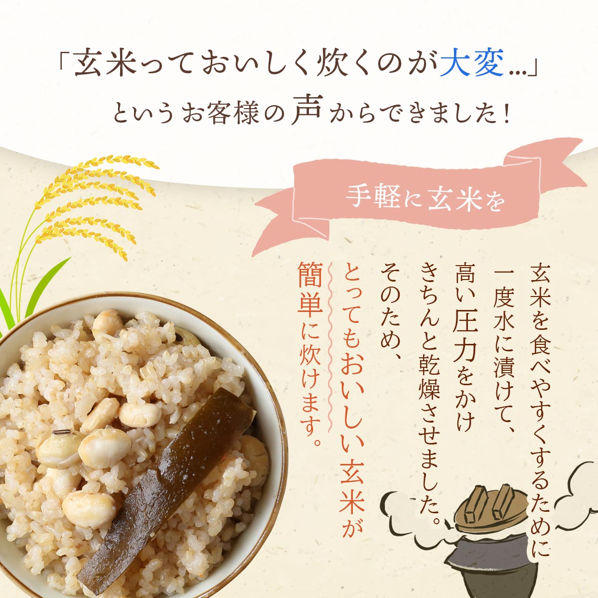 [かたぎり] 米 嘉右衛門 加圧玄米ご飯 麦 雑穀 161g 1合/北陸/新潟/加圧/玄米/1合/食べきりタイプ/炊き込みご飯/KAEMON