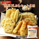 天ぷら ニッスイ 簡単天ぷらセット 5種×10個 /天ぷら 簡単 ニッスイ セット サクサク プリフライ 時短