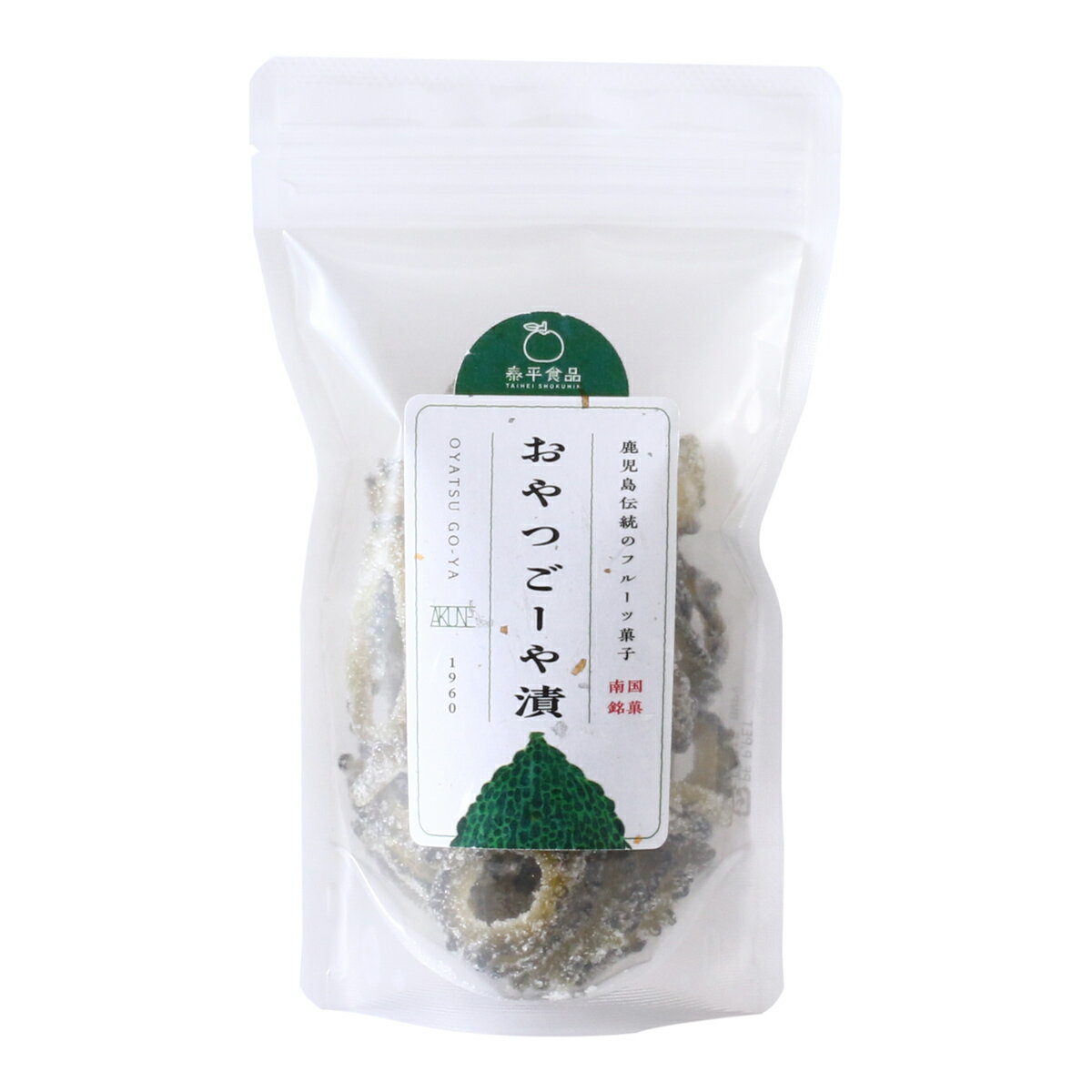 [泰平食品] ごーや漬 南国銘菓 おやつごーや漬 100g /フルーツ菓子 鹿児島 銘菓 砂糖漬け 伝統菓子 ドライフルーツ お菓子 おやつ 保存食 ごーや ゴーヤ 苦みひかえめ ニガウリ にがうり ゴーヤ漬け