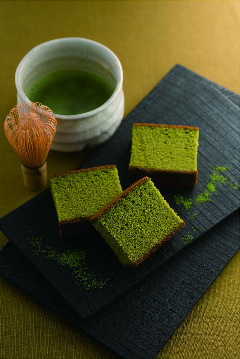 カステラ [ミカド観光センター みかど本舗] 宇治抹茶かすてら 0.375号(5切) /菓子 お菓子 カステラ プレゼント お土産 スイーツ 贈り物 みかど本舗 雲仙みかどホテル(4)