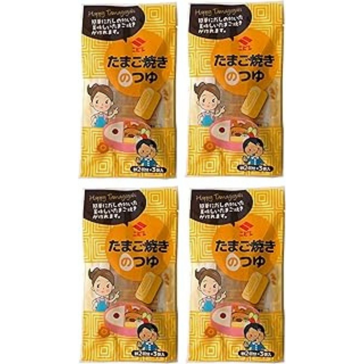 つゆ 4個セット [ニビシ醤油] たまご焼きのつゆ 45ml(15ml×3)×4 /調味料 卵焼き 弁当 だし つゆ だし巻..