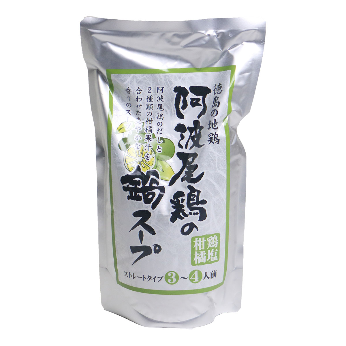 鍋スープ [丸本] 阿波尾鶏の鍋スープ(鶏塩柑橘) 750g /鍋つゆ 鍋の素 塩鍋 出汁 だし ストレート 徳島県