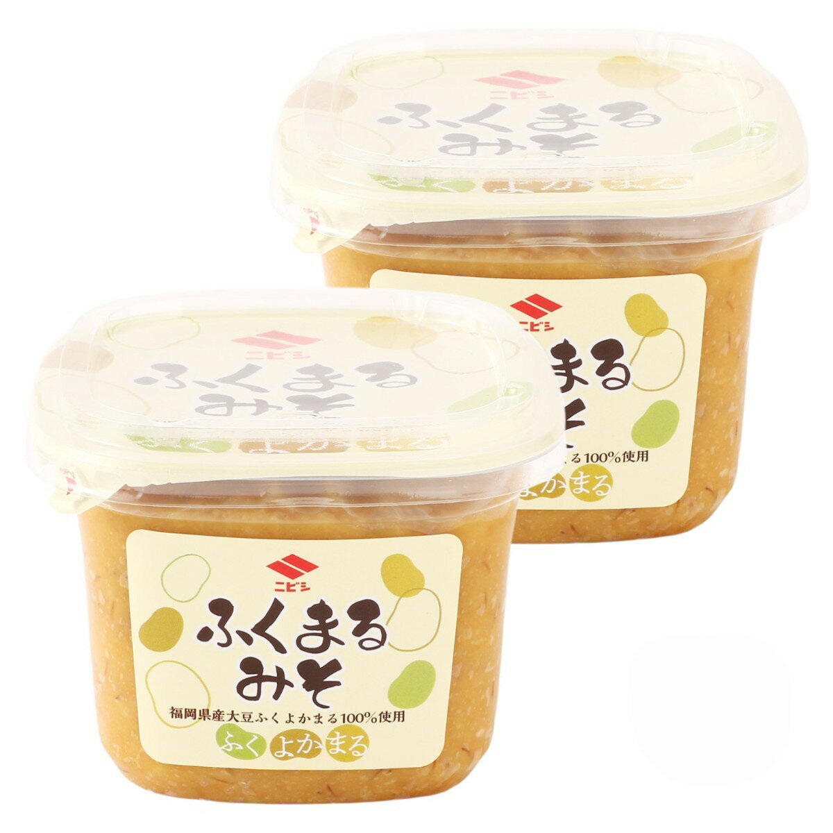 [ニビシ醤油] 味噌 ふくまるみそ 500g×2個セット /味噌 国産 福岡県 合わせ味噌 ふくよかまる 味噌汁 こうじみそ こうじ味噌 和食 こだわり