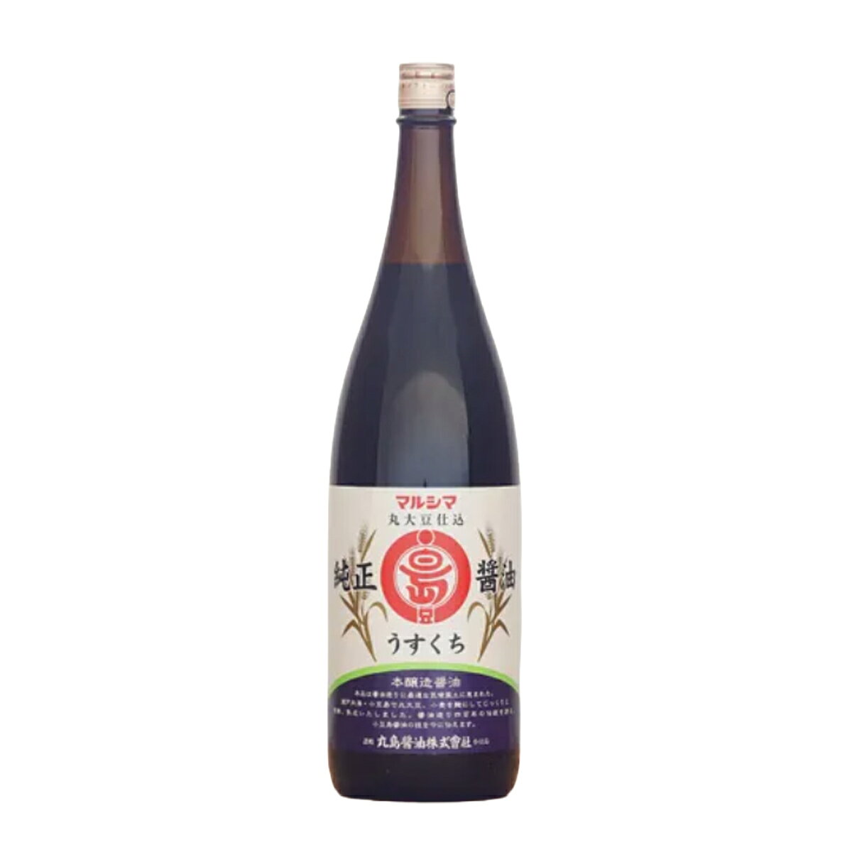 うすくちしょうゆ(本醸造) 純正醤油 淡口 1.8L [マルシマ]/淡口醤油 うすくち醤油 小豆島 しょうゆ 純正醤油 丸大豆醤油 本醸造 業務用 和食 煮物 調味料