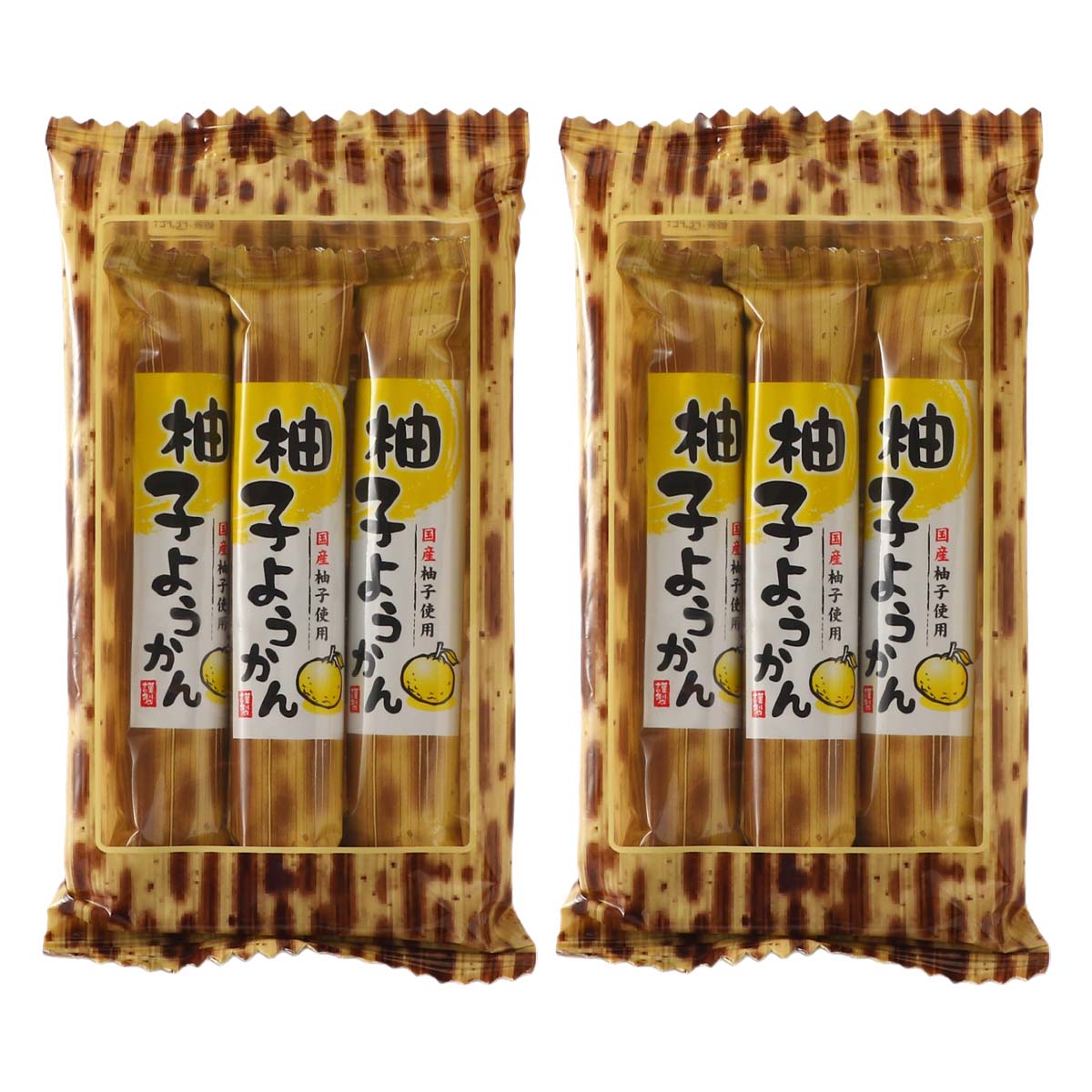ようかん 柚子ようかん (50g×3)×2個セット [オカベ] /スイーツ ようかん 羊羹 ゆずようかん 柚子羊羹 国産柚子 和菓子 お茶請け おやつ スティックタイプ 個包装 食べ切りサイズ 携帯スイーツ 小腹満たし