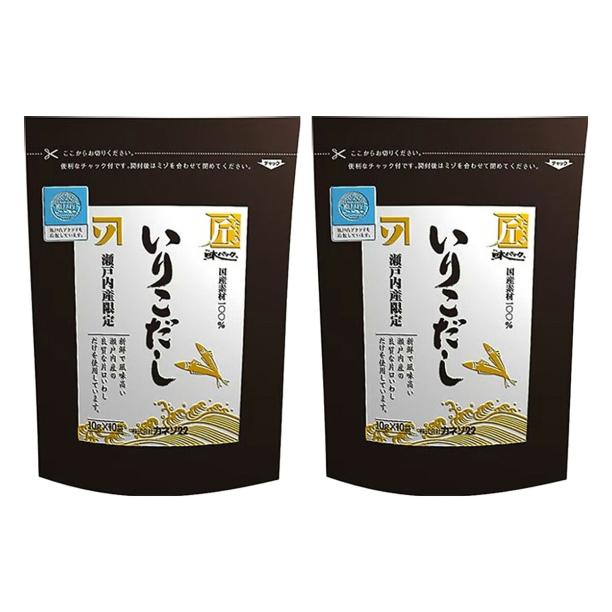 【商品特徴】瀬戸内海は良質なかたくちいわしの宝庫。 瀬戸内産のいりこのみを使用し、味わい深いだ しに仕立てました。 商品説明メーカー所在地 原材料 いわし煮干し(瀬戸内産) サイズ 145×200×140(mm) 原産国 日本 内容量 100g(10g×10袋)×2 アレルギー表示 なし 温度帯 常温 メーカー名 株式会社カネソ22岡山県笠岡市茂平字西吉原1694-11