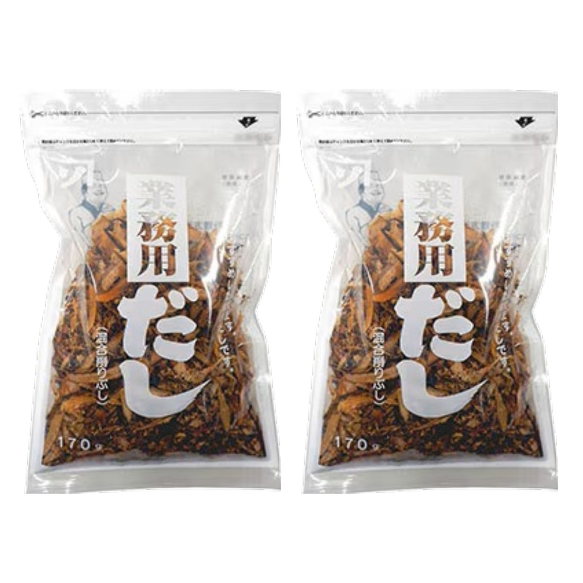 だし 業務用だし 170g×2個セット [カネソ22] /けずり節 削り節 混合削り節 さば むろあじ いわし 煮干し だし取り だし用 荒削り 厚削り 業務用 本格出汁