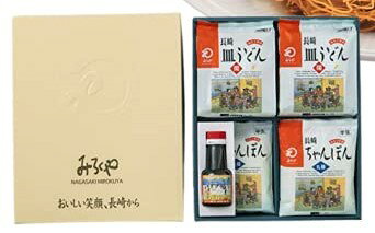 [みろく屋] 長崎ちゃんぽん・皿うどん・ソース詰合せ 8人前×2 中華めんセット商品 CS-39 長崎 麺 長崎名物 皿うどん ちゃんぽん チャンポン 中華麺 揚げ麺 パリパリ麺 麺料理 長崎みやげ 中華街