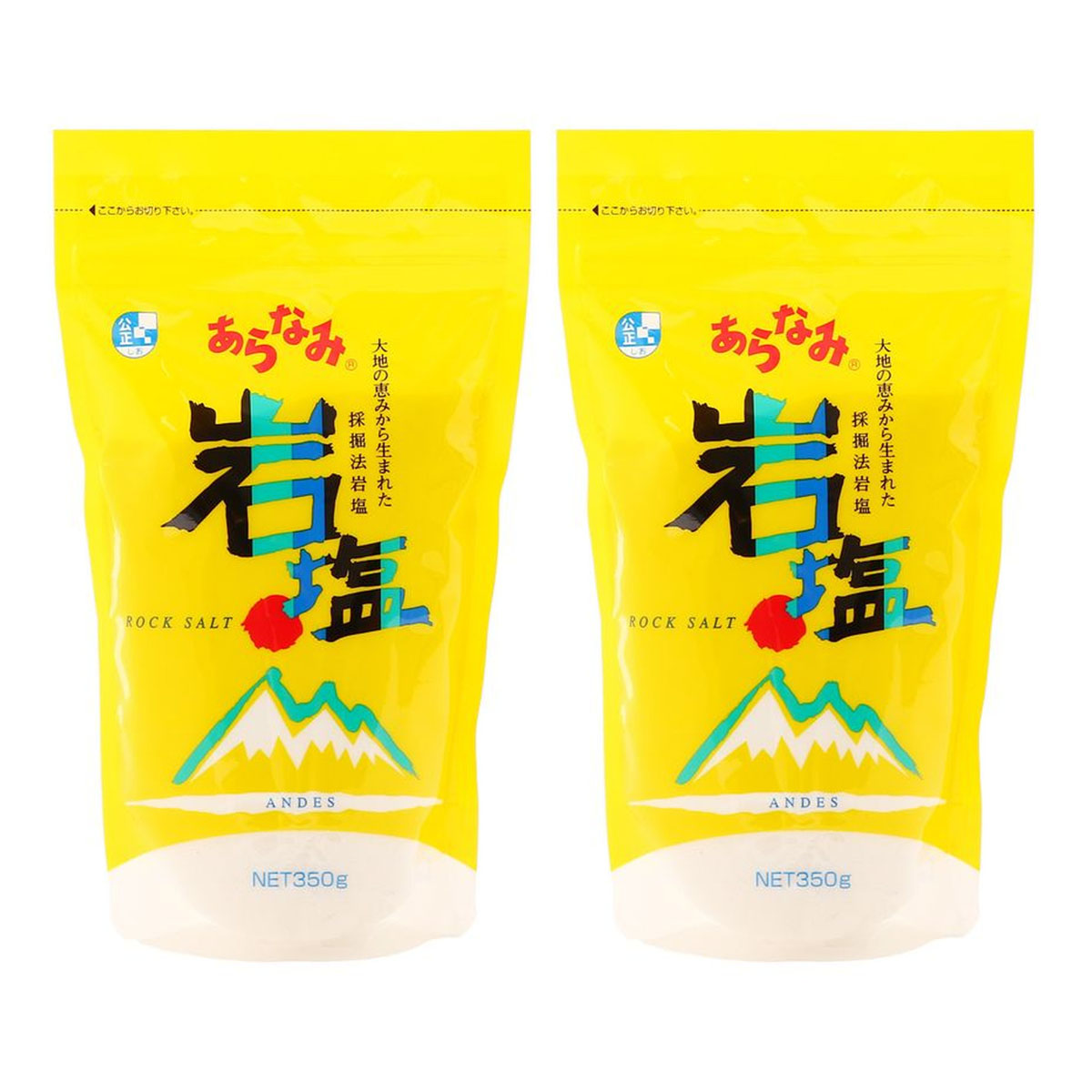 【商品特徴】『世界の良質な岩塩を食卓に』をコンセプトに、南米チリ・アンデス山脈で採掘された岩塩を使用。 サラサラと使いやすく加工されており、まろやかな塩味が特徴です。 料理のプロにも選ばれる味で、某焼き鳥チェーンでも採用されております。 特に肉料理との相性が抜群で、素材の旨みを引き立てます。 商品説明メーカー所在地 原材料 岩塩/炭酸カルシウム サイズ 190×220×50(mm) 原産国 チリ 内容量 350g×2 アレルギー表示 なし 温度帯 常温 メーカー名 赤穂あらなみ塩株式会社兵庫県赤穂市加里屋822-5