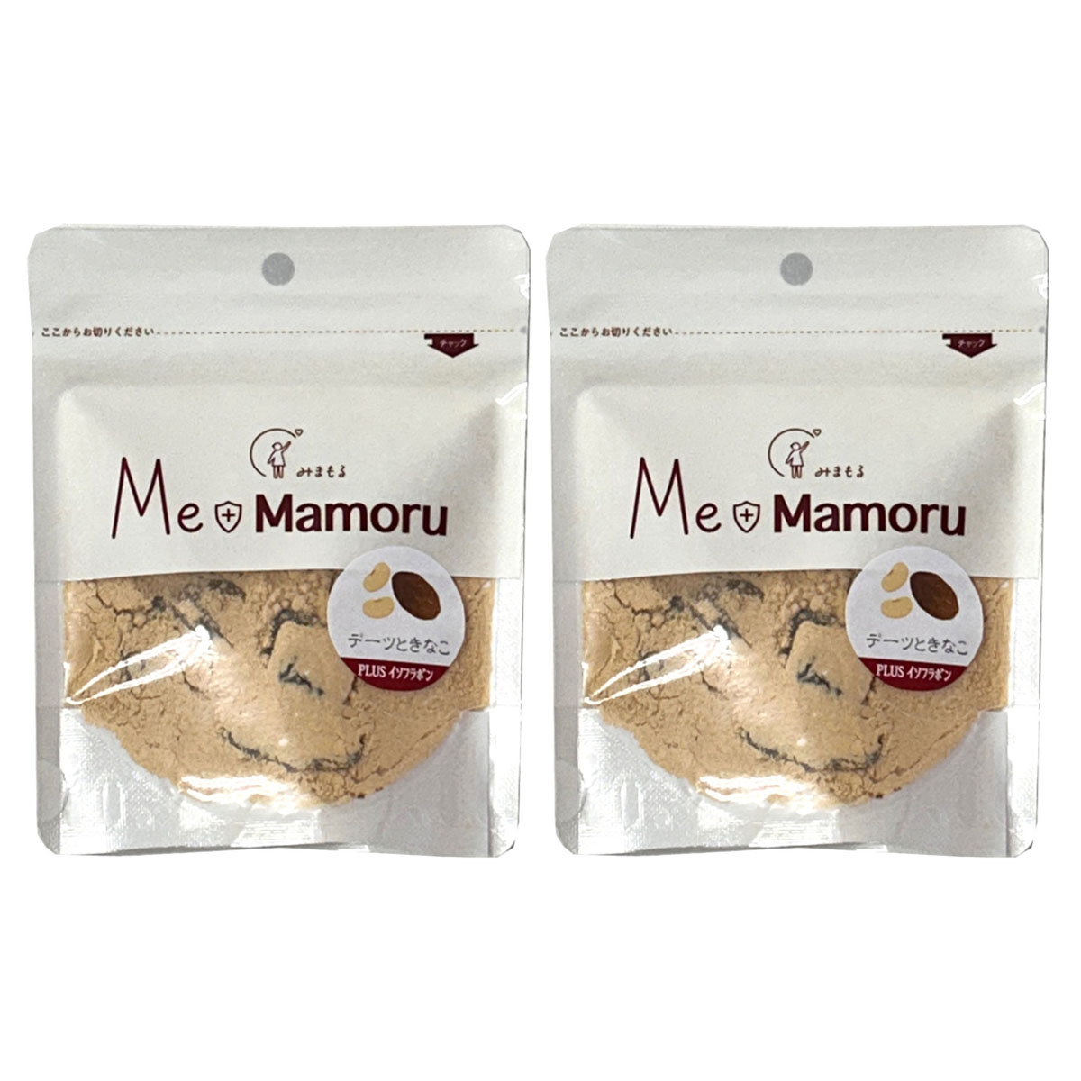【楽天スーパーセール 10%オフ】 Me Mamoru デーツときなこ 50g×2個セット [タクセイ] /デーツ ドライフルーツ ダイエット 栄養補給 腸活 おやつ きな粉 ごま 和三盆 無添加