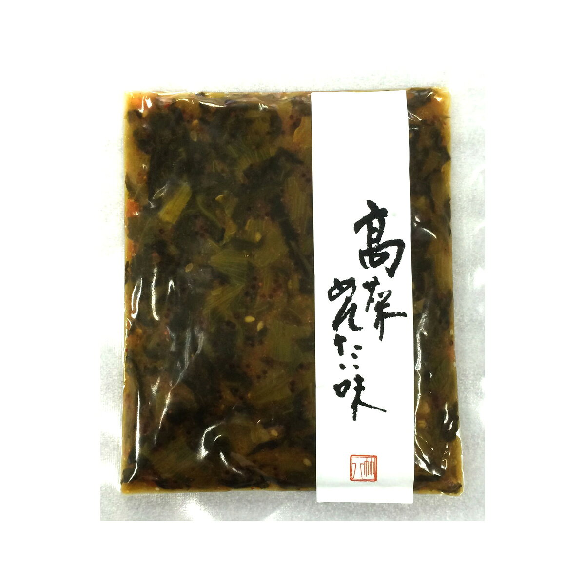 【商品特徴】ピリ辛の高菜と魚卵のプチプチがおいしい高菜めんたいです。 高菜を油炒めし、明太味に仕上げた数の子、トビウオの卵で和えました。 ピリ辛の高菜と魚卵のプチプチがおいしい高菜めんたいです。 チャーハンにしても、卵焼きの具としても、もちろんラーメンのトッピング、白いごはんにのせるだけでも、ほっぺた落としのオススメです。 商品説明メーカー所在地 原材料 高菜油炒め(高菜(国産、中国)、食塩、植物油、その他(大豆・小麦・ごまを含む))、 数の子、とび卵、ごま油、醤油、発酵調味料、還元水飴、唐辛子、かつお節調味エキス、食塩、砂糖／調味料(アミノ酸等)、ソルビット、増粘多糖類、酒精、酸味料、pH調整剤、着色料(ウコン色素、赤40、赤3、黄4、赤102) サイズ - 原産国 日本、中国 内容量 100g×6 アレルギー表示 小麦、大豆、ごま 温度帯 冷蔵 メーカー名 東京竹八株式会社佐賀県佐賀市鍋島町森田2777-1
