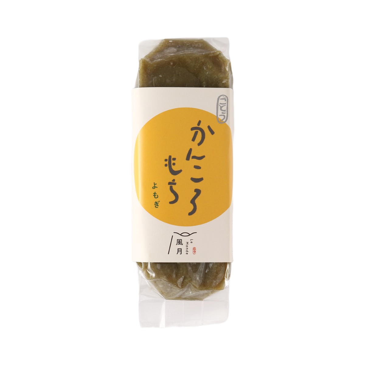 【商品特徴】『かんころ』は、乾燥した寒い季節、さつま芋を薄く切り、ゆがいて天日や寒風の下で干したもので、古くから島民に親しまれた伝統の郷土食です。 五島産むらさき芋やさつま芋のかんころ、餅米を使い、丁寧に手づくりした素朴でやさしいお餅です。 お芋の味が引き立つよう甘さを控えめにし、こだわりを持って一本一本丁寧に手作りしています。 手摘みした春よもぎを使用した『よもぎ味』は、香り高く、特にオススメの一本です。 1センチくらいに切り、オーブントースターやフライパンなどで柔らかくなるまで温めてお召し上がりください。 少し焦げ目が付くくらいがオススメです。 商品説明メーカー所在地 原材料 さつま芋(五島産)、餅米(五島産)、上白糖、よもぎ(五島産)、片栗粉(打ち粉) サイズ 160×52×27(mm) 原産国 日本 内容量 200g アレルギー表示 なし 温度帯 常温 メーカー名 ルモンド風月長崎県五島市末広町3-2