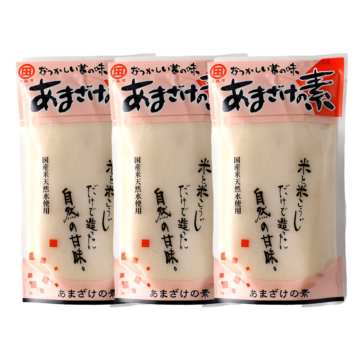 甘酒 送料無料 3個セット [河野酢味噌製造工場] あまざけの素 270g×3個セット /簡単 便利 あまざけ 国産米 岡山県 甘酒 米こうじ マルタ味噌 甘酒の素 なつかしい味 手作り